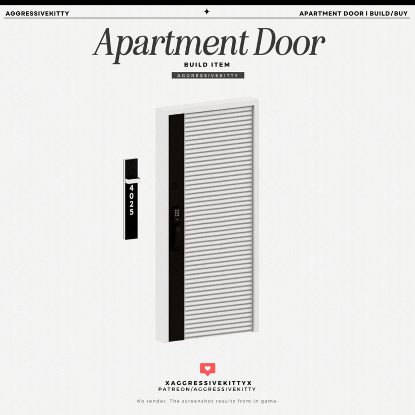 Скриншот мода Коллекция Modern Apartment Door